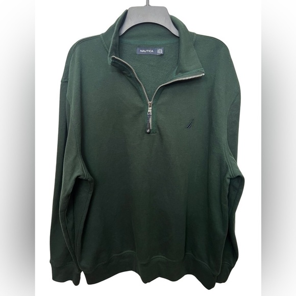 Nautica Men’s Half-zip Long sleeve Sweater - Picture 3 of 3
